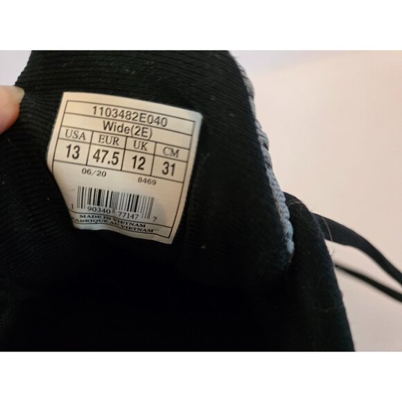 Brooks Ghost 13 Mens Running Shoes Wide 2E Size 13 Gray & Black - Picture 3 of 7